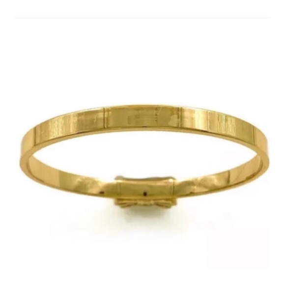 KATE SPADE • Moon River Crystal Gold Bangle Bracelet - Picture 3 of 8
